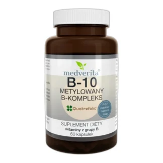 B-10 metylowany B-kompleks 60 kapsułek Medverita — zdjęcie 1