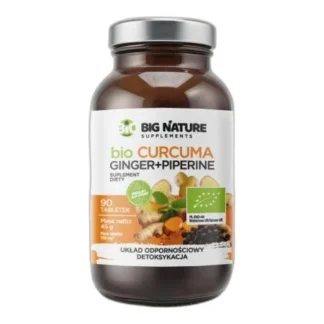 Big Nature Curcuma Ginger Piperine BIO 90 t. — zdjęcie 1