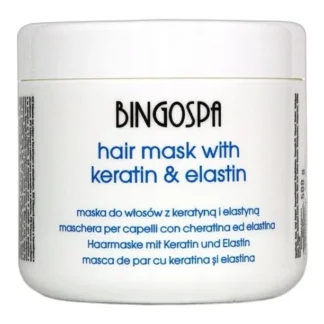 Bingospa Maska do włosów z keratną i elastyną 500 — zdjęcie 1