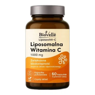 Biovelle liposomalna witamina C 1000 mg suplement diety 60 kaps. — zdjęcie 1