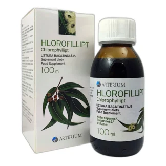CHLOROPHYLIPT HLOROFILLIPT PŁYNNY EKSTRAKT CHLOROFILU EUKALIPTUSA 100 ml — zdjęcie 1