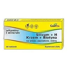 Gorvita Silicum H Krzem Biotyna 30 Tabl. — zdjęcie 1