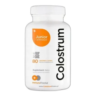 ImmunoFirstAid Colostrum Junior 80 cukierków — zdjęcie 1
