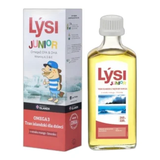 Lysi Tran Islandzki dla dzieci Mango-Limonka — zdjęcie 1