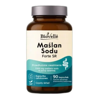 Maślan Sodu Forte SR 1000 mg 90 kapsułek ZDROWE JELITA MIKROPELETKI IBS — zdjęcie 1