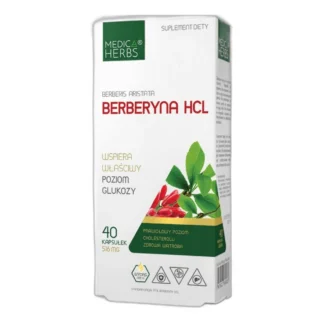 Medica Herbs Berberyna HCL 40 k — zdjęcie 1
