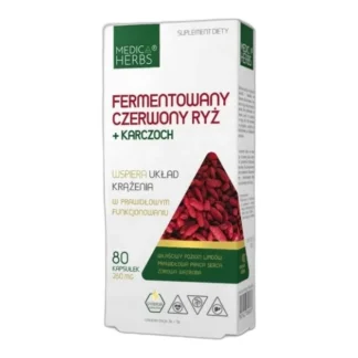 Medica Herbs Fermentowany Czerwony Ryż + Karczoch — zdjęcie 1