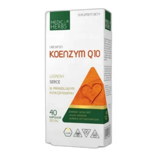 Medica Herbs Koenzym Q10 ubichinon 100 mg 40 kapsułek — zdjęcie 1