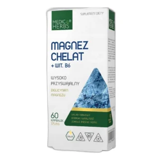 Medica Herbs Magnez Chelat Wit. B 60 k — zdjęcie 1