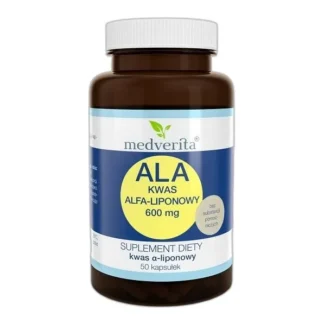 Medverita ALA 600 mg Kwas alfa-liponowy 50 K — zdjęcie 1