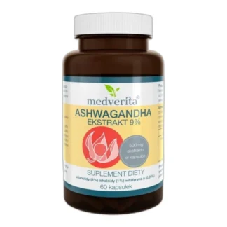 Medverita Ashwagandha ekstrakt 9% (60 kaps) — zdjęcie 1