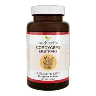 Medverita Cordyceps ekstrakt 500 mg 50 kapsuŁek — zdjęcie 1