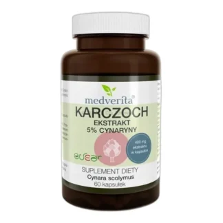 Medverita Karczoch ekstrakt 5% z cynaryny 120 kap — zdjęcie 1