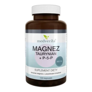 Medverita magnez taurynian + P-5-P 100 kaps. — zdjęcie 1