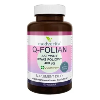 Medverita Q Folian witamina B9 120 K — zdjęcie 1