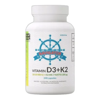 Navigator Witamina D3 10 000IU k2 240 kapsułek — zdjęcie 1