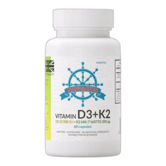 Navigator Witamina D3 10 000IU k2 60 kapsułek — zdjęcie 1