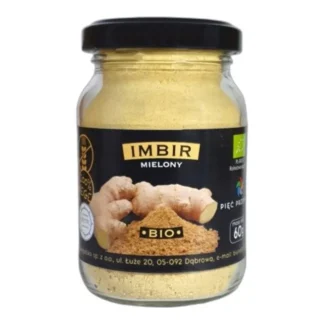 Pięć przemian Imbir mielony 60 g bio — zdjęcie 1