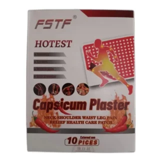 Plaster intensywnie rozgrzewający z kapsaicyną 10 sztuk natychmiastowa ulga — zdjęcie 1