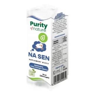 Purity of Nature Na Sen 10 ml zasypianie spokojny sen melatonina — zdjęcie 1