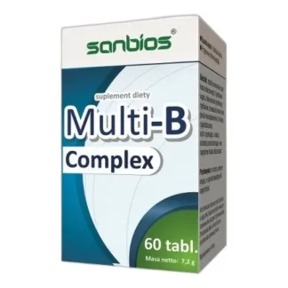 Sanbios Multi B Complex 60 T witamina B — zdjęcie 1