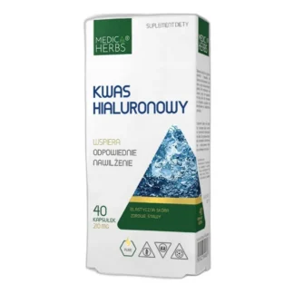 Suplement diety Medica Herbs kwas hialuronowy kapsułki 40 szt. — zdjęcie 1