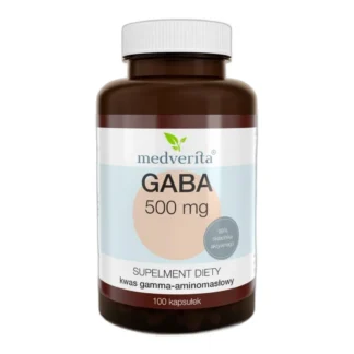 Suplement diety Medverita GABA 500 mg kapsułki 100 szt. — zdjęcie 1