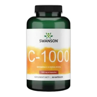 Suplement diety Swanson Health Products Witamina C z dziką różą 90 szt. — zdjęcie 1