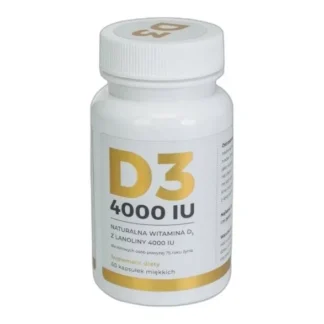 Visanto Witamina D3 z lanoliny 4000 IU 60 kaps — zdjęcie 1