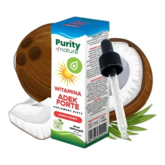 Witamina ADEK krople Forte 30 ml 300 porcji w oleju MCT — zdjęcie 1